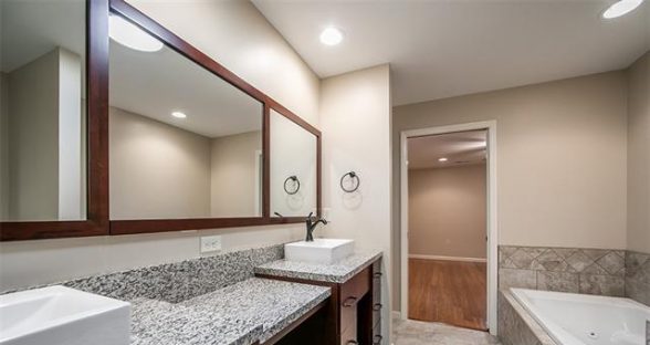 Master bath after remodeling